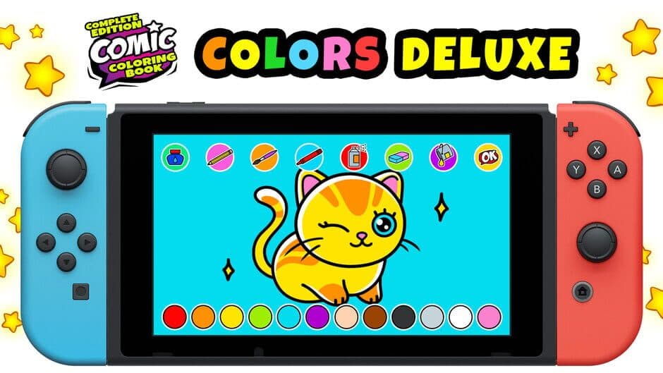 Comic Coloring Book Complete Edition: Colors Deluxe banner