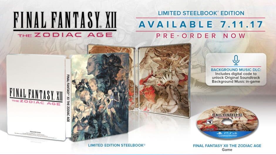 Final Fantasy XII: The Zodiac Age - Limited Steelbook Edition banner