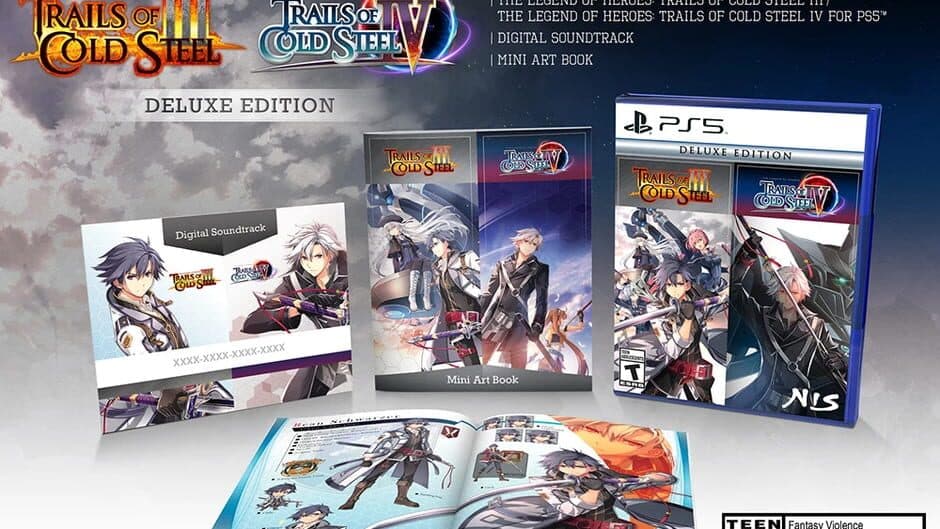 The Legend of Heroes: Trails of Cold Steel III / The Legend of Heroes: Trails of Cold Steel IV - Deluxe Edition banner
