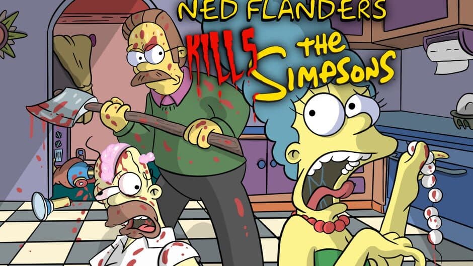 Ned Flanders Kills the Simpsons! banner