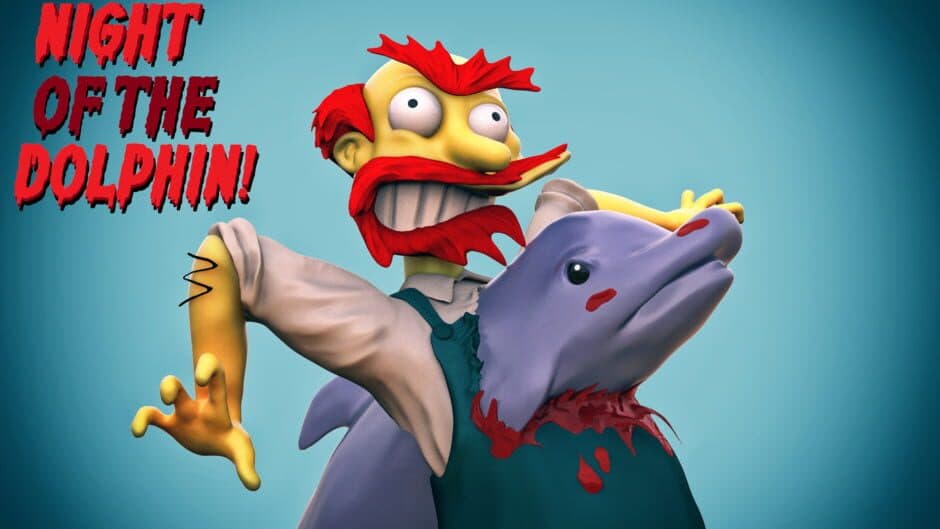 The Simpsons: Night of the Dolphin! banner