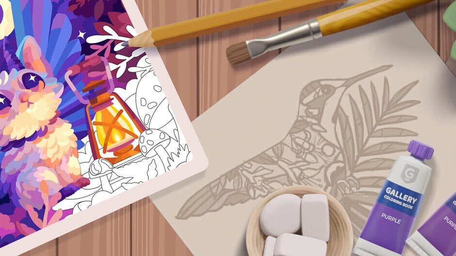 Gallery: Coloring book & decor banner