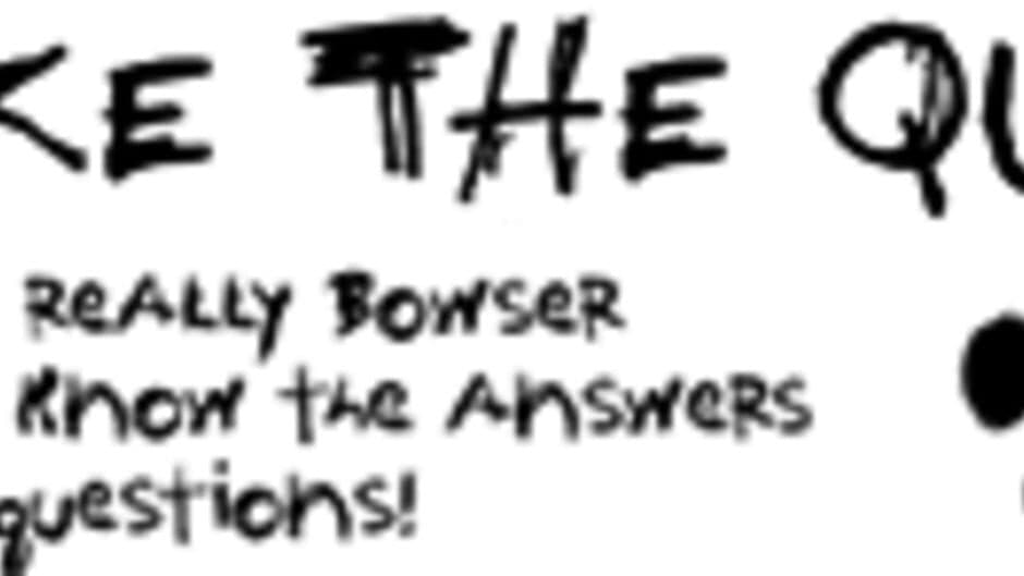 Bowser's Diary: Take the Quiz! banner