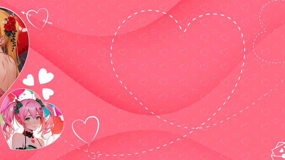 Lovely Anime Puzzle: Valentine banner