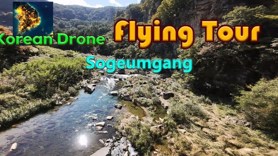 Korean Drone Flying Tour Sogeumgang banner