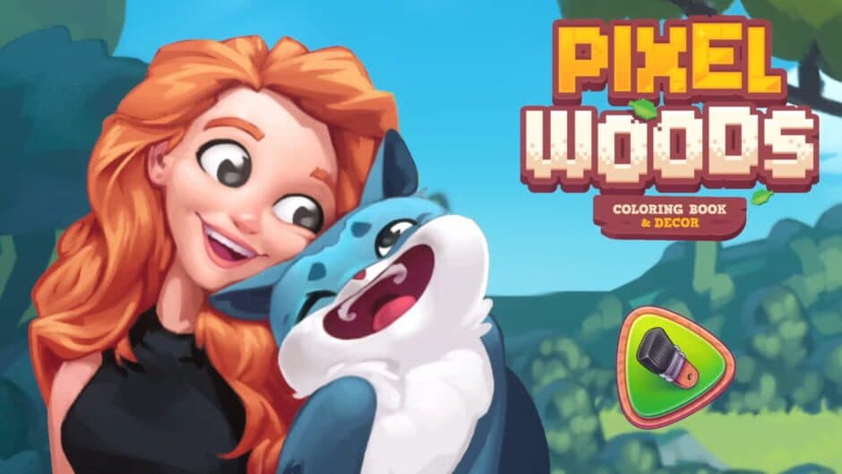 Pixelwoods: Coloring Book & Decor banner