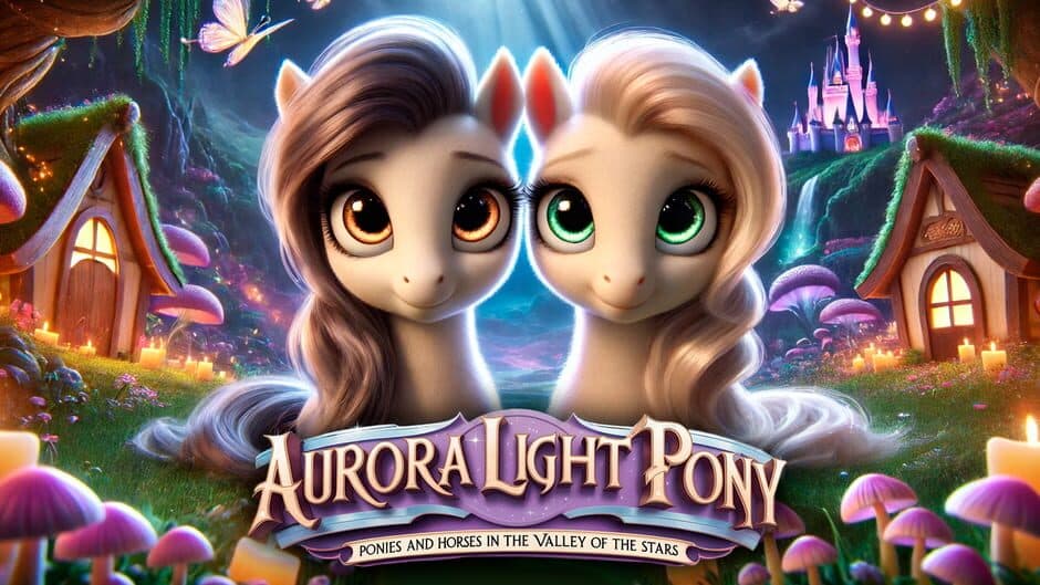 Aurora Light Pony: Ponies and Horses in the Valley of Stars banner