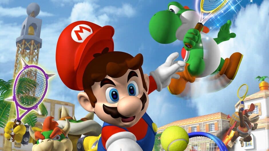 Mario Power Tennis banner