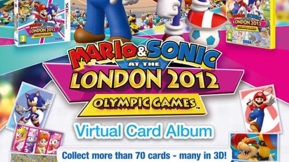 Mario & Sonic at the London 2012 Olympic Games: Virtual Card Album banner