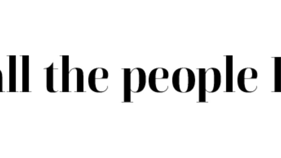 For All the People I Love banner