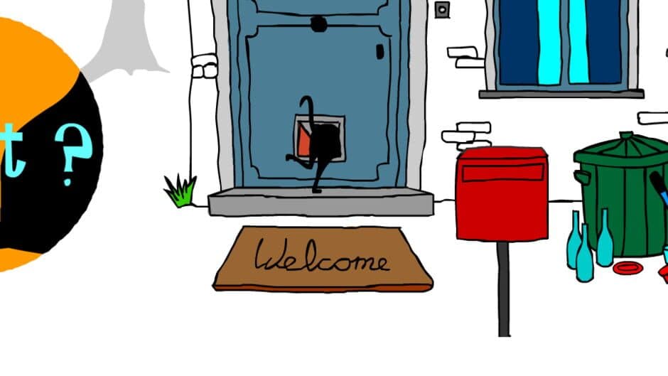 Where is cat? banner