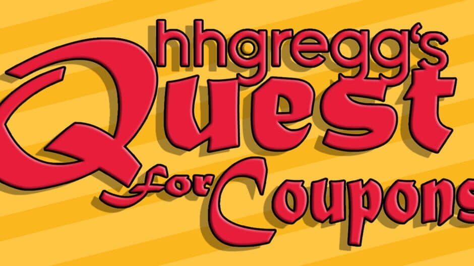 hhGregg's Quest for Coupons banner