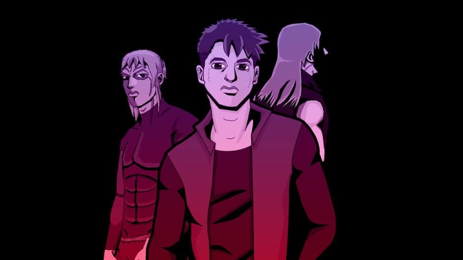 Calmed by the Dark: Neon banner