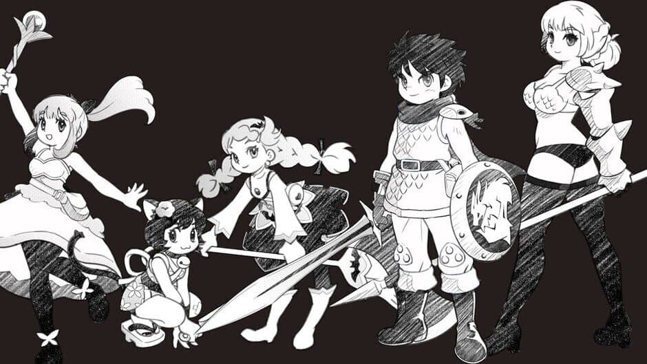 Monochrome Echoes: White banner