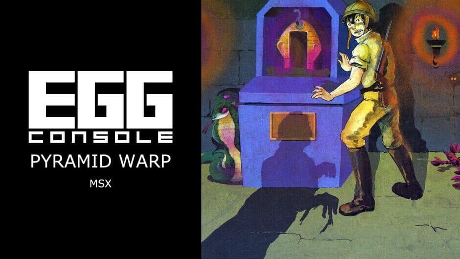 Eggconsole Pyramid Warp MSX banner