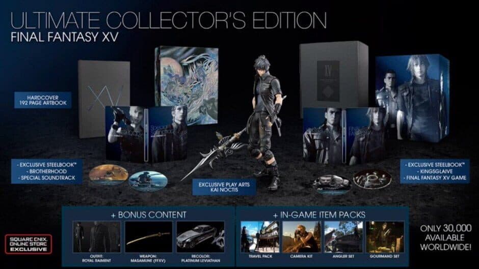 Final Fantasy XV: Ultimate Collector's Edition banner
