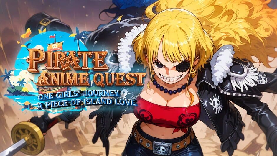 Pirate Anime Quest: One Girls' Journey, A Piece of Island Love banner