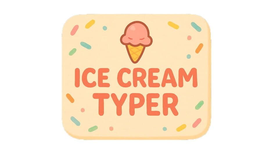 Ice Cream Typer banner
