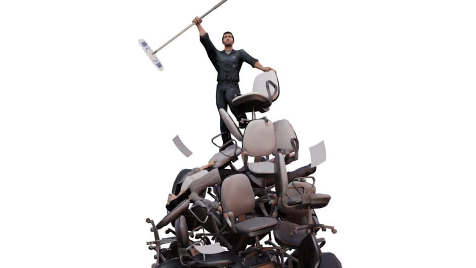 Office Chair Curling banner