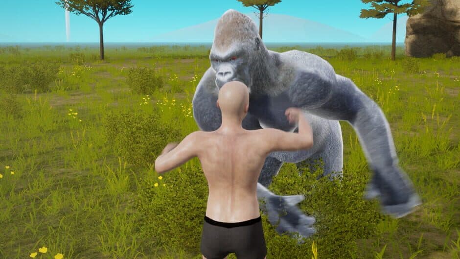 100 Men vs 1 Gorilla banner