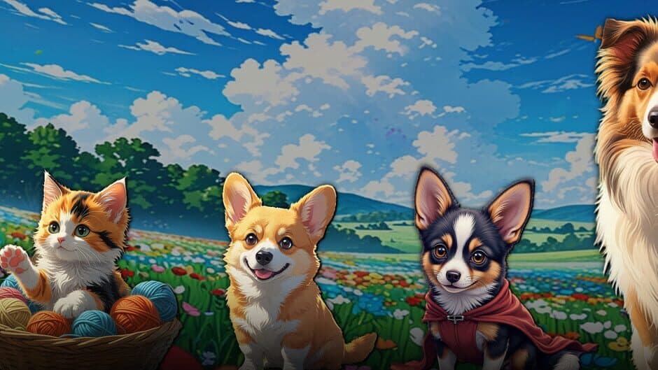 Mirror Quest Dog and Cat banner
