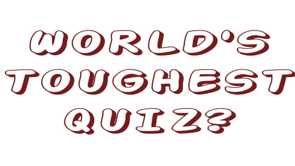 World's Toughest Quiz banner