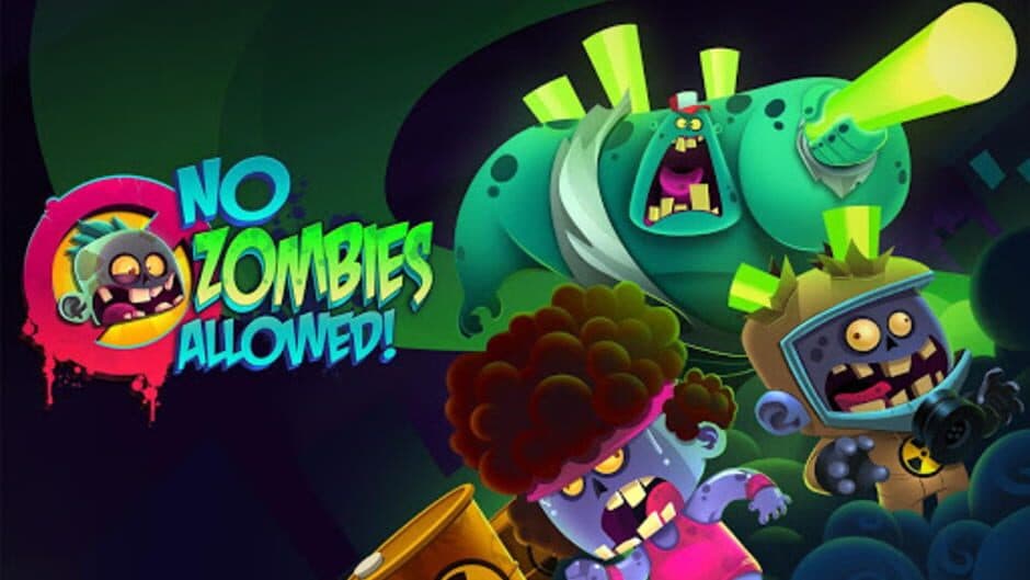No Zombies Allowed banner