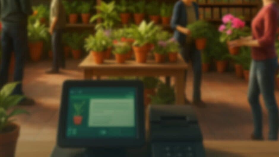 Sunny Blooms Garden Center banner