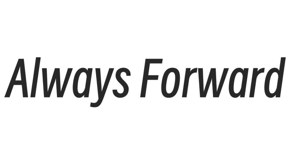 Always Forward banner