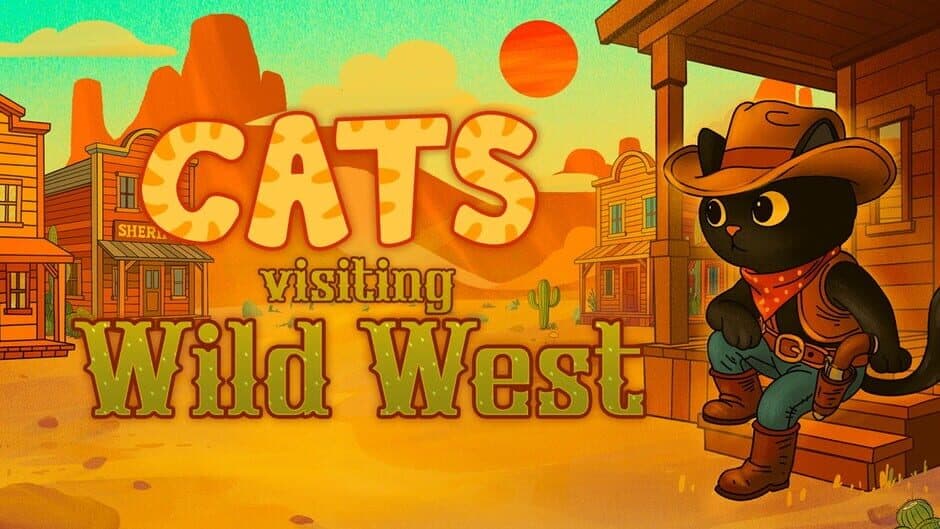 Cats Visiting Wild West banner