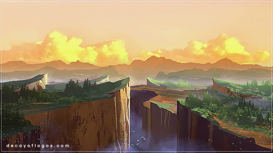 Decay of Logos banner