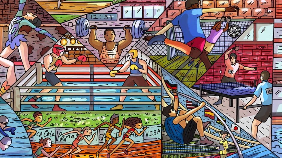 100 Olympic Cats banner