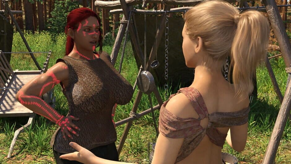 One Barbarian Futa Tribe Chapter 2: Red banner