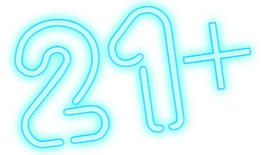 21+ banner