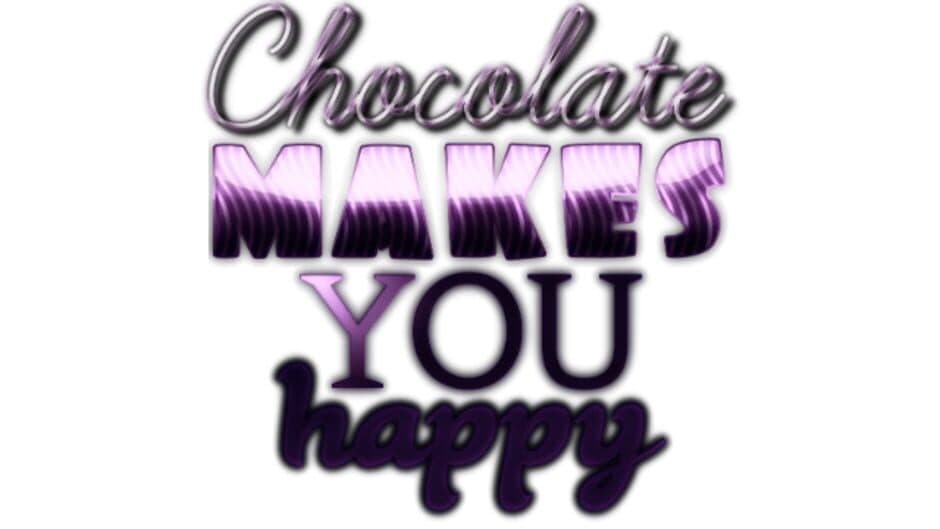 Chocolate makes you happy: Halloween banner