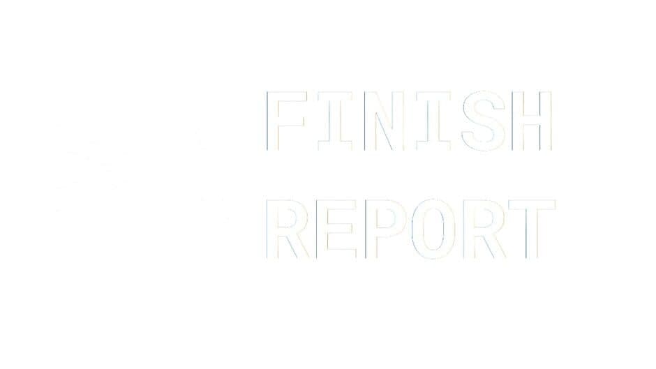 Finish Report banner