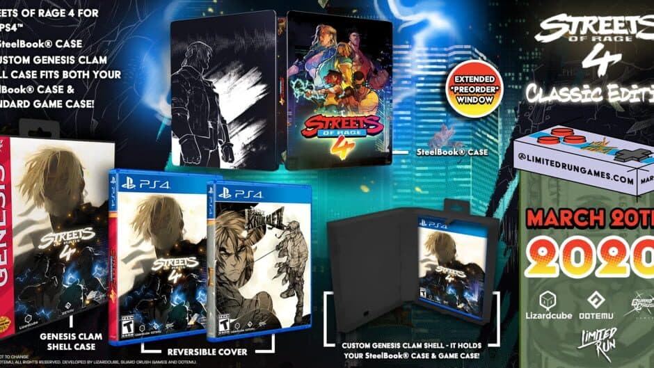 Streets of Rage 4 Classic Edition banner