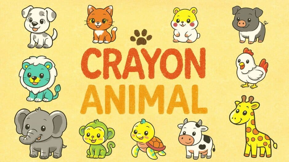 Crayon Animal banner