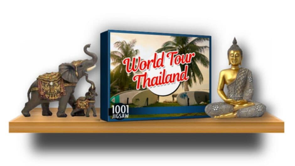 1001 Jigsaw. World Tour Thailand banner