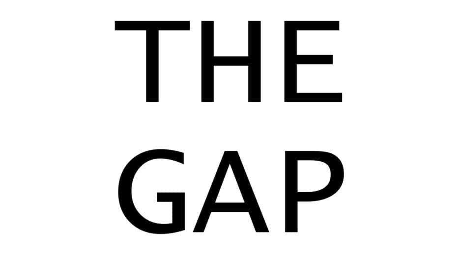 The Gap banner