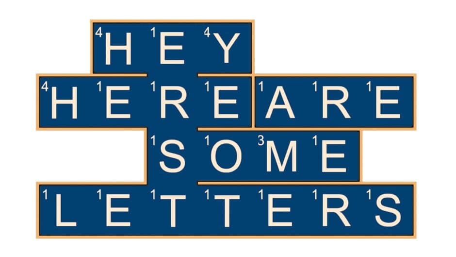 Hey! Here Are Some Letters banner