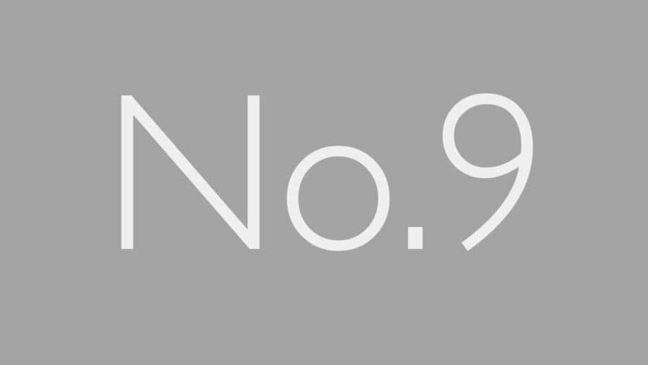 No.9 banner