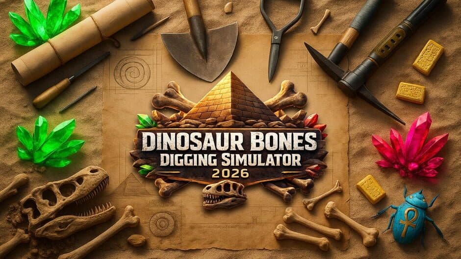Dinosaur Bones Digging Simulator 2026 banner