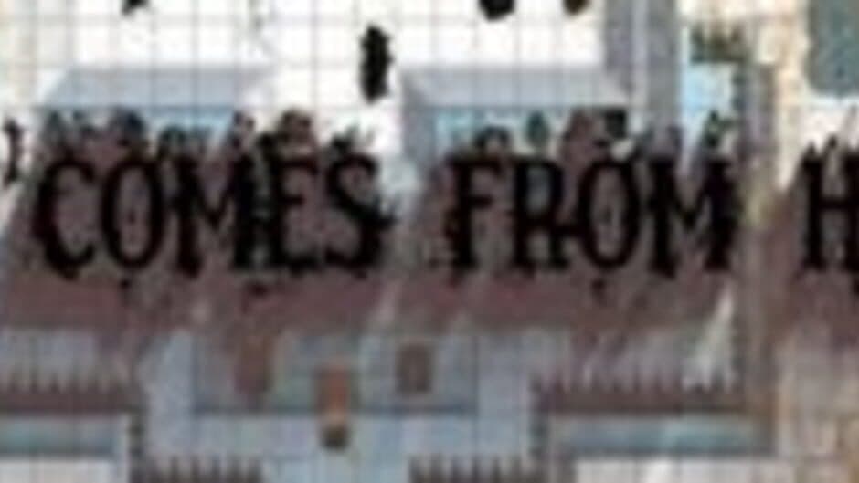 It comes from hell banner