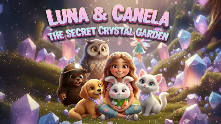 Luna & Canela: The Secret Crystal Garden banner