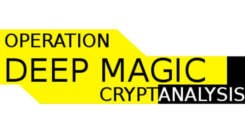 Operation Deep Magic: Cryptanalysis banner