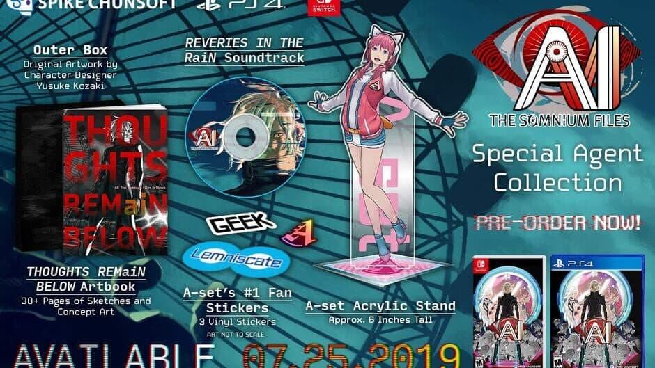 AI: The Somnium Files - Special Agent Edition banner