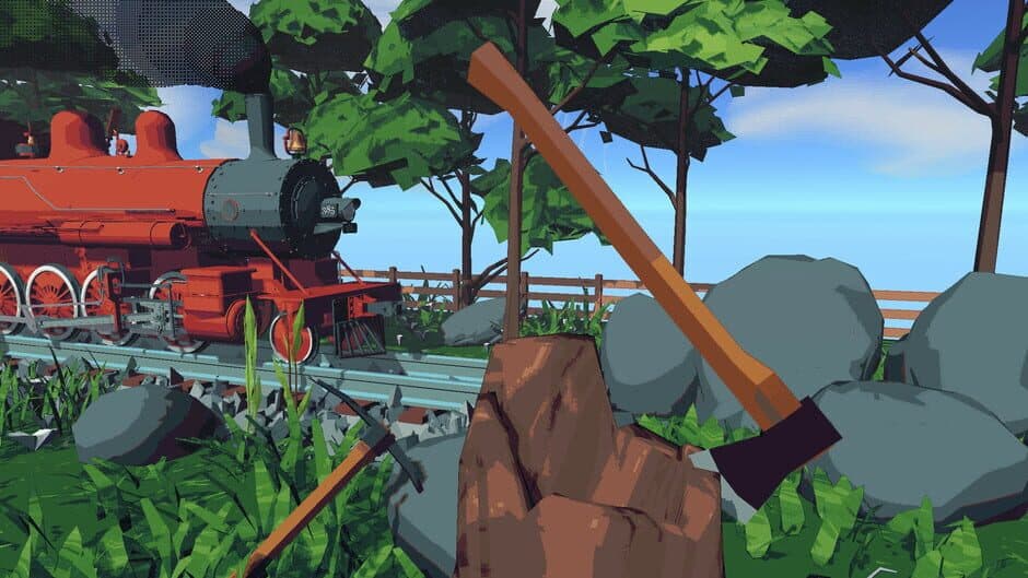 Train Goes Right banner