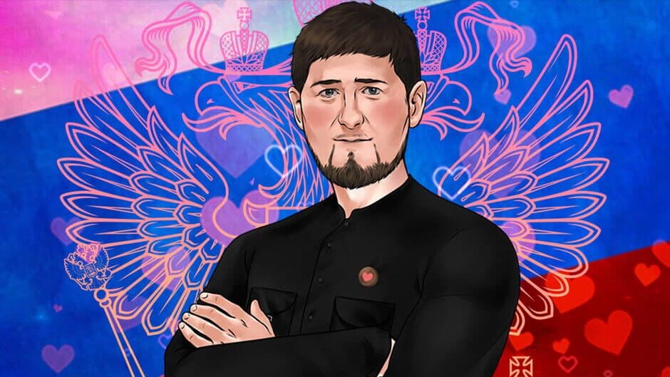 Love with Kadyrov banner