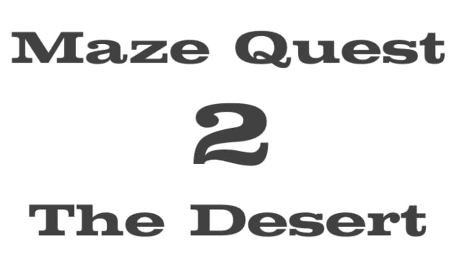 Maze Quest 2: The Desert banner